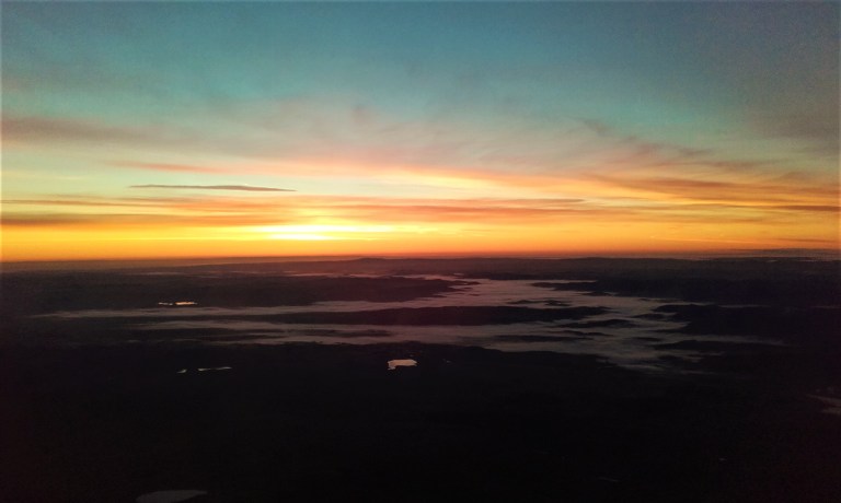 rome-sunrise-airplane