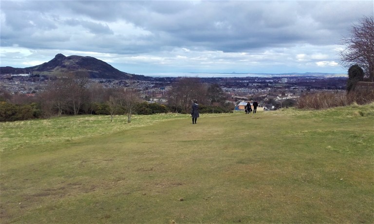 Ediburgh Blackford Hill Arthurs seat