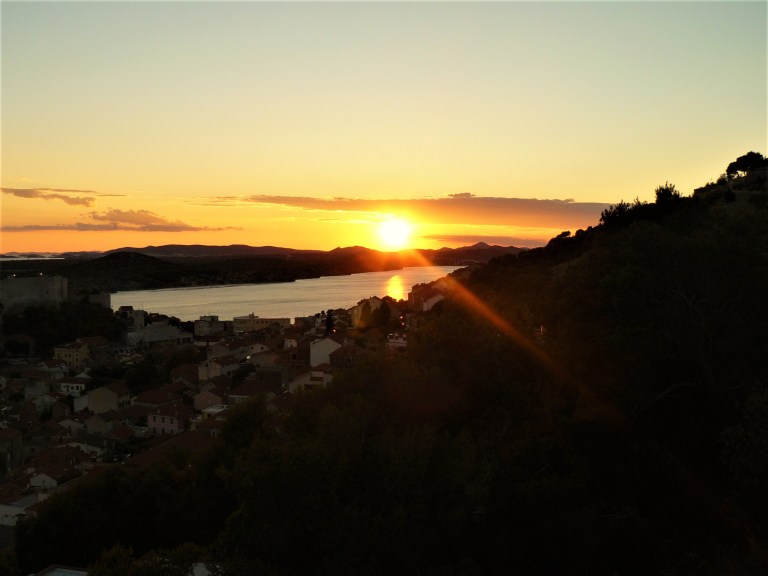 sibenik sunset fortress 3